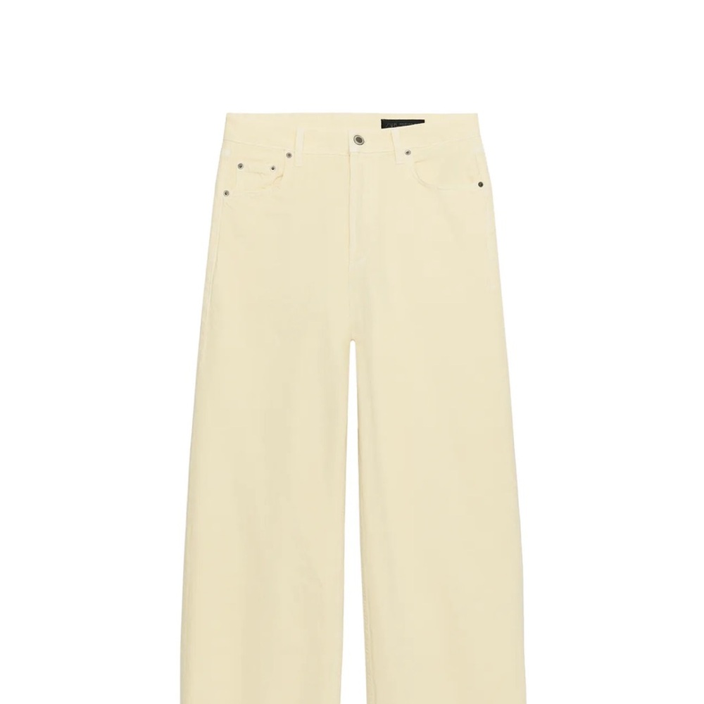 Zara Wide-Leg yellow Women's Jeans- perfect condition!
